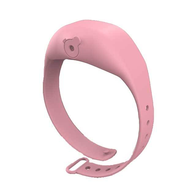 Gadgets d'Eve Hygiène Rose BRACELY™ - Bracelet distributeur de désinfectant
