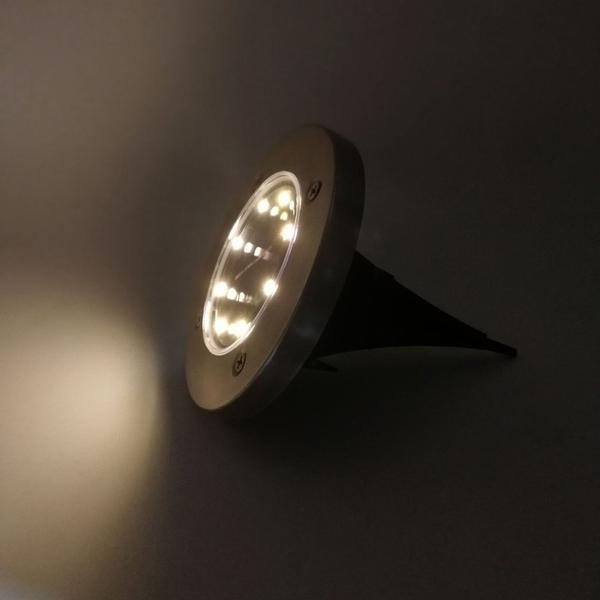 Gadgets d'Eve bricolage DELSO™ -: Éclairage DEL pour chemin de plancher à énergie solaire (paquet de 4)