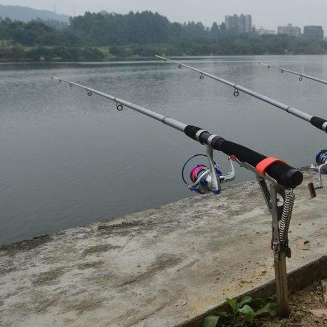 FISHIN™: soporte automático para cañas de pescar